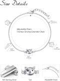 wholesale 925 Sterling Silver Cat Bracelet with Adjustable Chain – Hypoallergenic, Nickel-Free Gift for Women-0-2