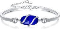 wholesale Sterling Silver Gemstone Bracelet for Women Fine Jewelry Gift-A-Sapphire-Sep.