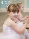 wholesale 925 Sterling Silver Ballerina Drop Earrings Pink Cz Crystal Dancing Girl Jewelry-0-5