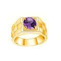 wholesale 925 Sterling Silver Amethyst Men's Wedding Band Engagement Ring Gifts for Him-0-1