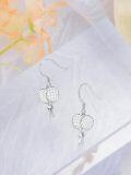 wholesale 925 Sterling Silver Tennis Racket Drop Earrings for Women Sporty Fashion Jewelry-0-3