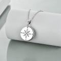 wholesale 925 Sterling Silver Compass Tear Drop Celtic Cremation Keepsake Pendant Necklace with Funnel and Fill Tool-0-2