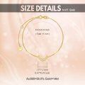 wholesale 14k Yellow Gold Moissanite Crescent Moon Dainty Chain Anklet-0-2