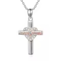 TOUPOP Sterling Silver Stethoscope Heartbeat Pendant Necklace-0-0