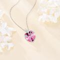 wholesale 925 Sterling Silver Crystal Butterfly Heart Stethoscope Pendant Necklace for Nurses and Doctors Gifts-0-17