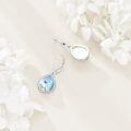 wholesale 925 Sterling Silver Rabbit Butterfly Moonstone Drop Earrings For Women Gift-0-3