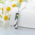 TOUPOP Silver Mountain Urn Necklace-0-2