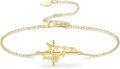 wholesale 14K Gold Dragonfly Chain Charm Bracelet for Women Girls-0-1