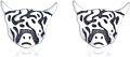wholesale 925 Sterling Silver Cow Head Stud Earrings Animal s for Women and Men-0-0