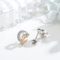 wholesale 925 Sterling Silver Mermaid Stud Earrings Christmas Gifts Jewelry for Women-0-2