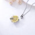 wholesale 925 Sterling Silver Sunflower Moon Hummingbird Turtle Cremation Urn Necklace for Ashes-0-3