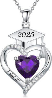 wholesale 925 Sterling Silver Heart Birthstone Necklace High School College Graduation Jewelry for Her-Customized projection image + text 06-Light Violet-Customized projection image + text 01-Jan-Garnet-Customized text 02-Feb-Amethyst-Customized text 04-Apri-White-Customized text 08-Aug-Peridot-Customized text 09-Sep-Sapphire-Customized text 07-Jul-Ruby-Customized text 01-Jan-Garnet-Customized text 05-May-Emerald-Customized text 12-Dec-Topaz-Customized text 11-Nov-Citrine-Customized text 03-Mar-Aquamarine
