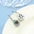 TOUPOP Sterling Silver Celtic Filigree Teardrop Leverback Earrings-0-2