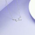 wholesale 925 Sterling Silver Austrian Crystal Zodiac Necklace - 12 Constellations Astrology s for Women-0-2