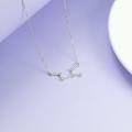 wholesale 925 Sterling Silver Zodiac Constellation Zircon Necklace-0-2