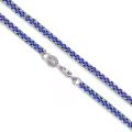 wholesale 925 Sterling Silver Green Cubic Zirconia Tennis Necklace 14-26 Chain Length  for Women and Men-0-17