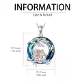 TOUPOP 925 Sterling Silver Sisters Necklace Pendant Jewelry Gift-0-1