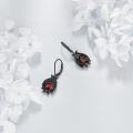 wholesale 925 Sterling Silver Black Bat & Spider Stud Earrings for Women - Gothic Halloween-0-1