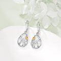 wholesale 925 Sterling Silver Opal Dragonfly Teardrop Dangle Earrings for Women and Girls - 4 cm Length-0-2