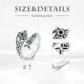wholesale Witches Knot Ring 925 Sterling Silver Celtic Knot Ring Nudo De Bruja Plata 925 Original Witches Knot Jewelry Christmas Gifts For Women -0-1