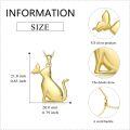 wholesale 925 Sterling Silver Gold Plated Butterfly Cat Charm Necklace s for Women-0-5