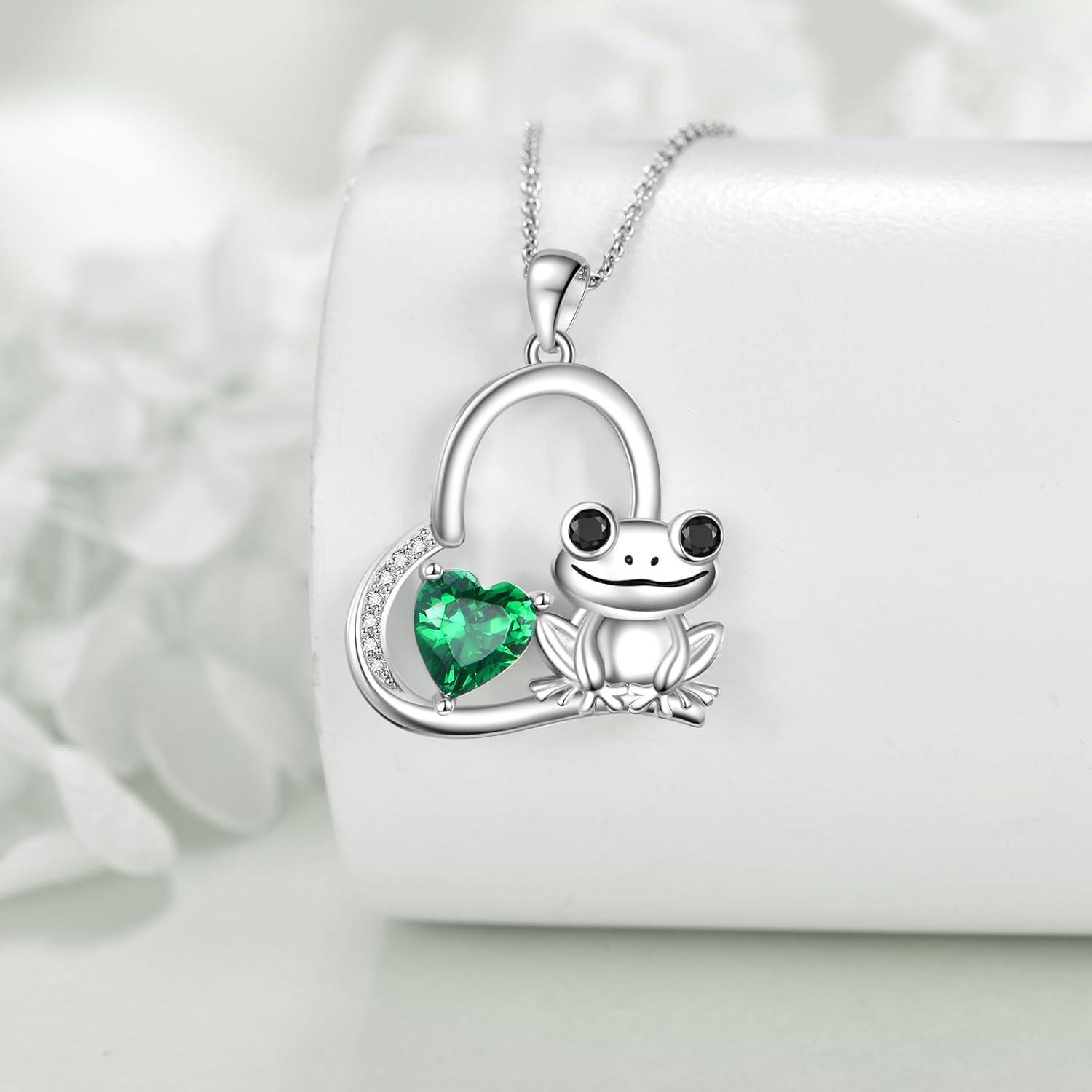 Sterling Silver Penguin Heart Necklace Sister Friendship Jewelry Gift for Women-0-2