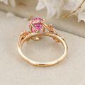 wholesale 10K Solid Gold 1Ct Round Gemstone Vintage Engagement Ring for Women-0-3