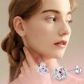 wholesale 925 Sterling Silver Celtic Birthstone Stud Earrings Celtic Knot Jewelry Gifts-0-3