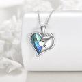 wholesale 925 Sterling Silver Moonstone Cat Pendant Necklace for Women -0-2