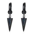 wholesale 925 Sterling Silver Triangle Charm Earrings-0-0