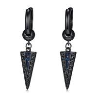 wholesale 925 Sterling Silver Triangle Charm Earrings-Spike