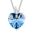 TOUPOP Sterling Silver Crystal Butterfly Stethoscope Necklace Nurse Gift-0-0