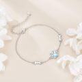 wholesale 925 Sterling Silver Paw Print Bone Charm Bracelet s for Women-0-4