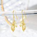 wholesale 925 Sterling Silver Gold Plated Hypoallergenic Unicorn Head Drop Dangle Earrings for Girls and Women-0-1