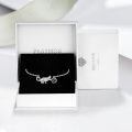 wholesale 925 Sterling Silver Cat 100 Languages I Love You Projection Bracelet-0-6