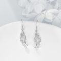 wholesale 925 Sterling Silver Trumpet Musical Instrument Dangle Earrings Gift for Her-0-3