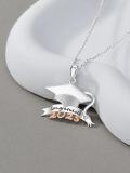 wholesale 925 Sterling Silver Graduation Cap Pendant Necklace with Congratulate 2025 Charm - College/High School Jewelry for Women-0-1