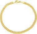 wholesale 18K Gold Classic Minimalist Italian Link Chain Bracelet, Multi-Row Arrow Design, Hypoallergenic Nickel-Free, Elegant Gift for Women-0-0