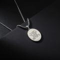 wholesale 925 Sterling Silver Catholic Saint Joseph Medal Prayer Pendant Necklace -0-2
