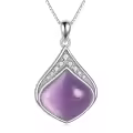 wholesale 925 Sterling Silver Moonstone Lapis Larimar Moss Agate Teardrop Filigree Pendant-0-21