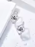 TOUPOP Sterling Silver Dangle Drop Hoop Earrings For Women-0-4