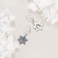 wholesale 925 Sterling Silver Blue Enamel Star of David Dangle Earrings for Women Mothers Day GiftÓÌÌ«½ÌÊÎÆ·Ä¸Ç×½ÚÀñÎï-0-3