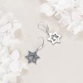 wholesale 925 Sterling Silver Blue Enamel Star of David Dangle Earrings for Women Mothers Day GiftÓÌÌ«½ÌÊÎÆ·Ä¸Ç×½ÚÀñÎï-0-3
