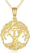 wholesale 14K Gold Tree Of Life Pendant Necklace - Real s For Women-0-0