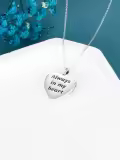 TOUPOP Sterling Silver Abalone Shell Hummingbird Photo Locket Necklace-0-3