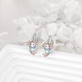 wholesale 925 Sterling Silver Cute Axolotl Earrings-0-2
