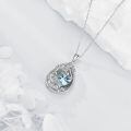 wholesale 925 Sterling Silver Heart Pendant Necklace Wholesale Gold Plated-0-116