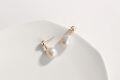 wholesale 925 Sterling Silver Gold-Plated Teardrop Pearl Stud Earrings for Women-0-5