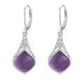 wholesale 925 Sterling Silver Teardrop Drop Earrings Wholesale With Celtic Knots-0-64