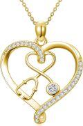 wholesale Heart Nurse Necklace 925 Sterling Silver Stethoscope Necklace Nursing Jewelry Gifts For Doctor Medical Student Rn Christmas Nurse Day -0-0